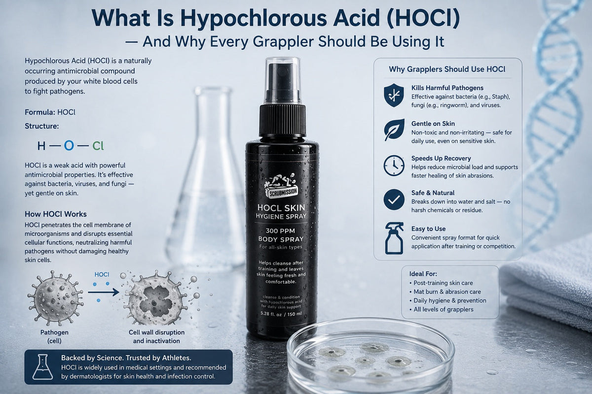 What Is Hypochlorous Acid (HOCl) — And Why Every Grappler Should Be Using It