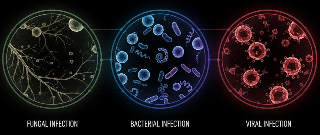 What is the difference between a fungal and a bacteria