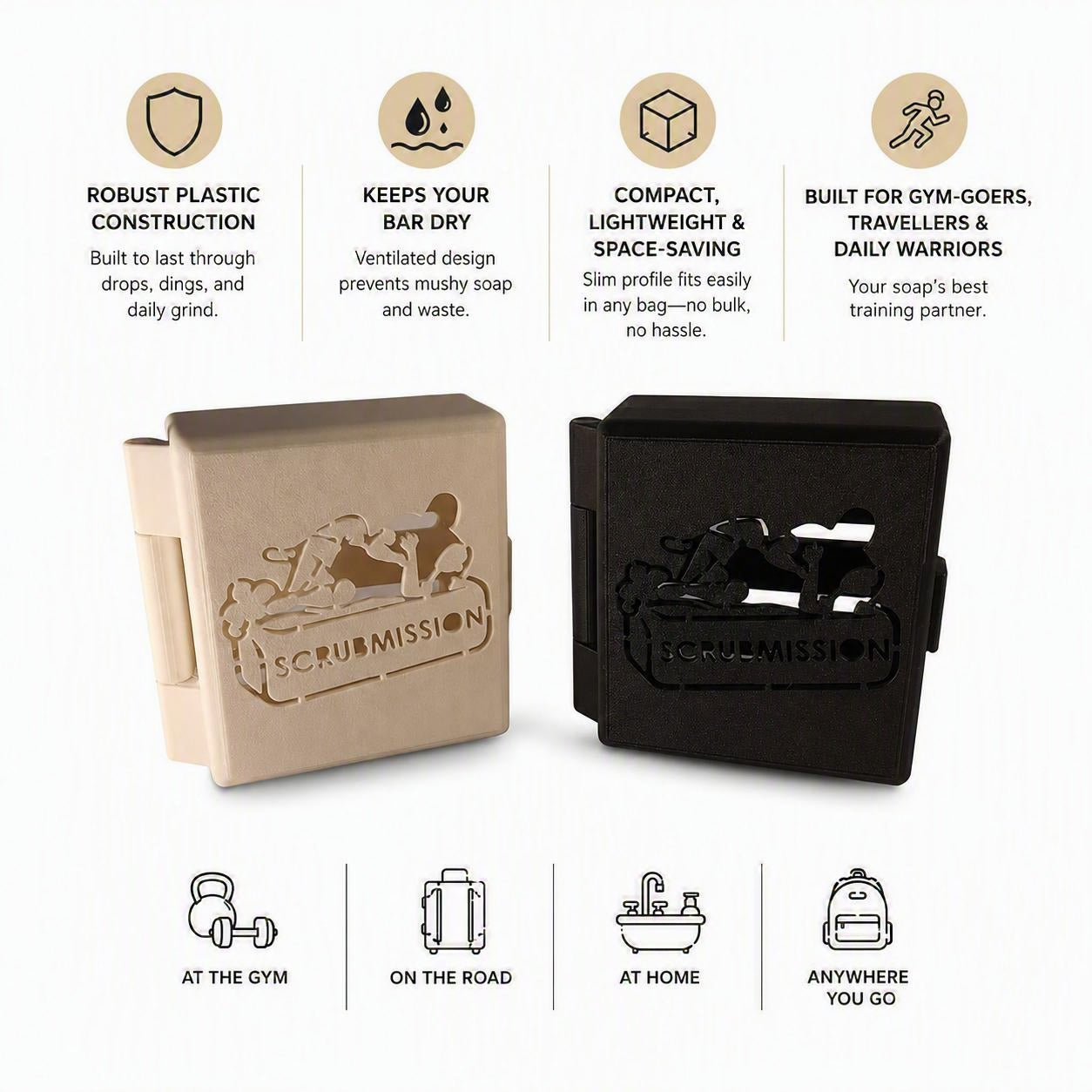 Scrubmission Soap Case