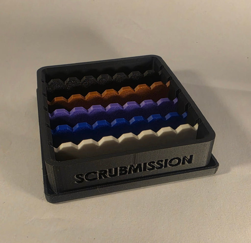 Scrubmission Soap Tray | 3D-Printed Soap Dish for Antimicrobial Bars