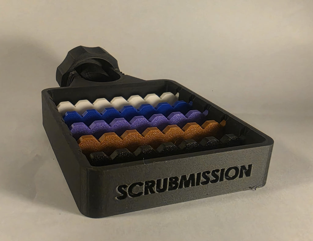 Scrubmission Soap Tray | 3D-Printed Soap Dish for Antimicrobial Bars