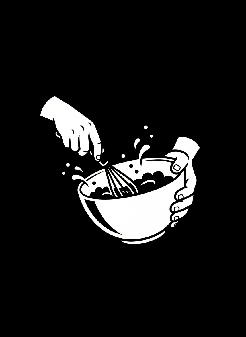 Mixing The Ingredients